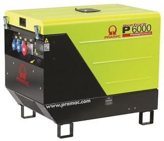 Agregat prądotwórczy Pramac P 6000 3~ Diesel, Wersja - P 6000
