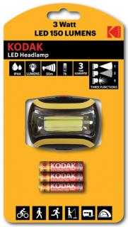 Latarka czołowa LED Kodak HEADLAMP 3W 150 lumenów