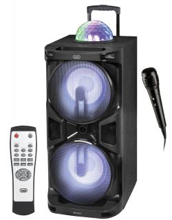 Przenośny głośnik bluetooth na kółkach Trevi XF1700 z funkcją karaoke