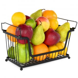 Stalowy koszyk na warzywa owoce 31x15cm Brunbeste BR1732