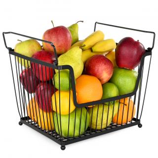 Stalowy koszyk na warzywa owoce 32x26,5cm Brunbeste BR1731