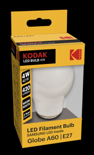 Żarówka Kodak LED kulka A60/E27 4/40W ciepła barwa