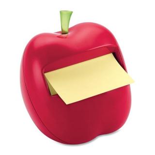 Podajnik w kształcie jabłka APL-330 do bloczków samoprzylepnych POST-IT, Z-NOTES + 1 bloczek - X02586