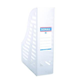 Pojemnik DONAU pp składany 245 x 85 x 315 mm 850 kartek biały transparentny - X07513