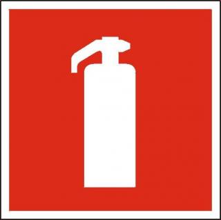 Znak ochrony przeciwpożarowej PANTA PLAST - gaśnica płyta foto - X02913