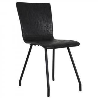 Krzesło FLORES, czarne  6735912