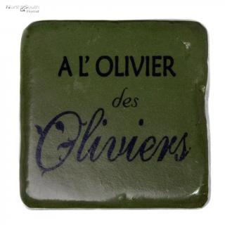 Podkładka pod kubek A L'OLIVIER DES OLIVIERS, ciemna oliwka  2772700/4