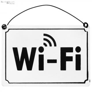 Tabliczka metalowa  Wi-Fi  WER-1029