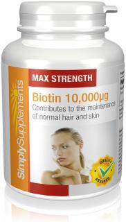 Biotyna 10.000mcg SimplySupplements 120 tabletek