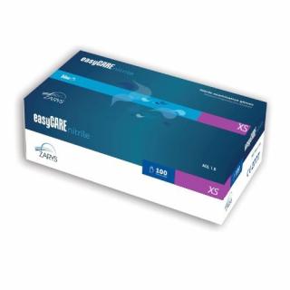 Rękawice easyCare nitrylowe, niebieskie XS (100 szt.)