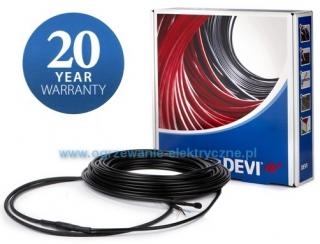 Kabel grzejny DEVI Devisafe 20T DTCE 12m 245W 230V 140F1274 Autoryzowany Dystrybutor DEVI- Własny magazyn- Szybka wysyłka