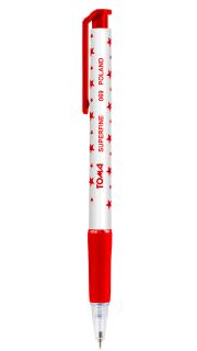 Długopis S-Fine automatyczny czerwony TO-069 2 2, TOMA