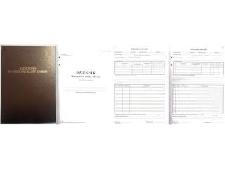 Dziennik wewnętrznej służby ochrony (małe obiekty), A4, 196 stron, układ pionowy, A-107A