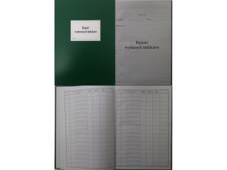 Rejestr wydanych indeksów, A4, 100 kart, MEN-I/33