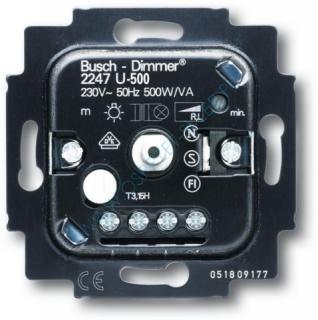 Ściemniacz Busch-Dimmer 20-500W ABB 2247 U-500