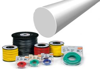 Żyłka tnąca okrągła 2,7 mm x 215 metrów* czerwona, rolka, firmy Stihl 00009302227 **