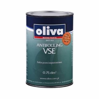 OLIVA Przeciwporostowa farba samopolerująca na wody morskie i śródlądowe - Antifouling VSE 0,75L
