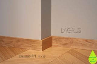 Lagrus Classic R1 Fornir dąb listwa 16x80x2420 mm