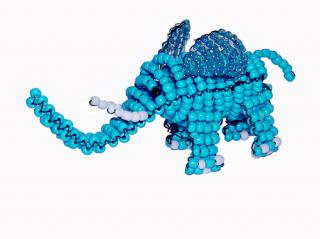 Zestaw "Słoń" koraliki 3D
