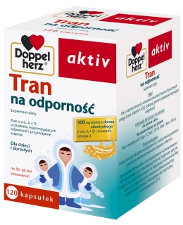 DOPPELHERZ AKTIV TRAN NA ODPORNOŚĆ 120KAPS.