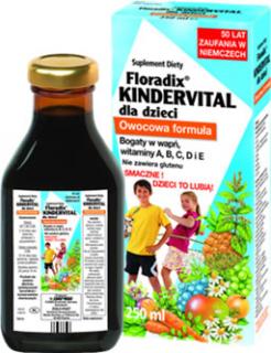 Floradix Kindervital 250ml Aby dzieci rosły zdrowo