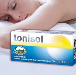 TONISOL 50TABL.ŁAGODZI STRES UŁATWIA ZASYPIANIE