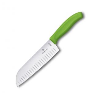 Nóż kuchenny Santoku 6.8526.17L4B zielony