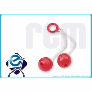 KLIK-KLAK zabawka zręcznościowa (czerwone kulki), solidne M23 +3L