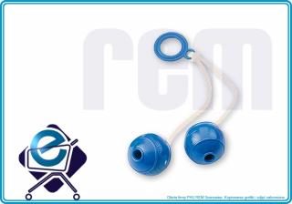 KLIK-KLAK zabawka zręcznościowa (niebieskie kulki), solidne M23 +3L