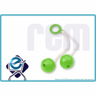 KLIK-KLAK zabawka zręcznościowa (zielone kulki), solidne M23 +3L