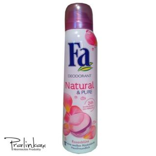 Fa Deodorant Natural  PURE  24 h Rosenblute 150 ml