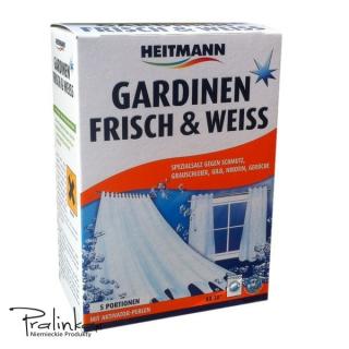 Heitmann Gardinen Frisch  Weiss  - Białe firany i zasłony 5x50g