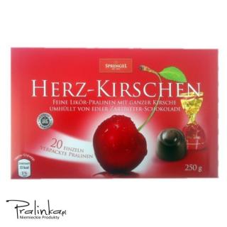 Herzkirschen 250 g wiśnie w czekoladzie