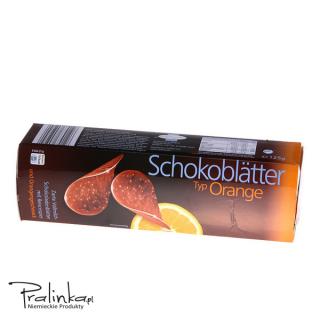 SCHOKOBLATTER Typ Orange  Wafle w kształcie Chipsów pomarańczowe