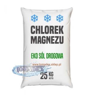 Chlorek Magnezu 25kg - do usuwania oblodzenia, zima Chlorek wapnia do usuwania lodu
