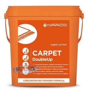 Draco CARPET DoubleUp 4kg - proszek do dywanów i powierzchni tekstylnych. Mycie wstępne i gruntowne Draco - proszek do prania dywanów i wykładzin