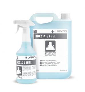 Draco INOX  STEEL 5l - do stali k.o nierdzewnej, pielęgnacja powierzchni Draco - Inox and Steel do mycia i nabłyszczania stali nierdzewnej