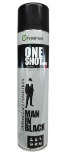 FRESHTEK ONE SHOT neutralizator / odświeżacz powietrza 600ml, atomizer - zapach Man in Black FRESHTEK - NEUTRALIZATOR ZAPACHÓW "ONE SHOT" - perfumy boss