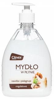 Mydło do rąk w płynie Clinex Liquid Soap 500ml - migdałowe Clinex Liquid Soap mydło migdałowe 500ml
