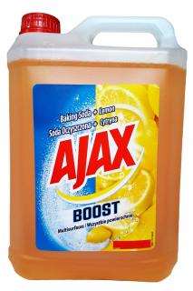 Płyn do podłóg AJAX BOOST soda cytryna 5l preparat do mycia podłóg