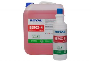 Royal BEROX N nabłyszczacz do zmywarek 1l Skoncentrowany nabłyszczacz do zmywarek gastronomicznych i przemysłowych