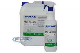 Royal STAL GLANCE 1l  - do stali k.o / z atomizerem Preparat do czyszczenia i pielęgnacji powierzchni ze stali nierdzewnej