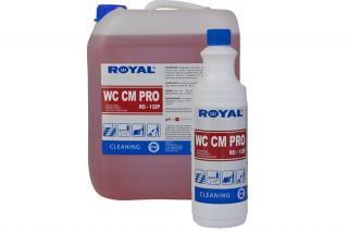 Royal WC CM Pro 1l - silny płyn do czyszczenie sanitariatów Koncentrat do czyszczenia saniatriatów, zabr.poremontowych - silnie kwaśny