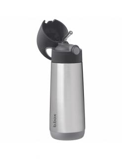 Butelka bidon termiczny ze słomką b.box 500ml Graphite