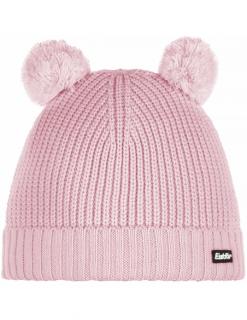 Czapka dziecięca z pomponami Eisbar PONTI POMPON KIDS 774 Light Pink