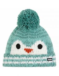 Czapka dziecięca z pomponem Eisbar RICO POMPON KIDS 215 Light Turquoise