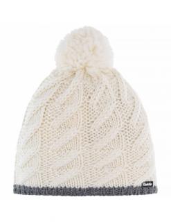 Czapka Eisbar ASTERIA POMPON KIDS 107 White