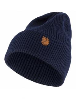 Czapka Fjallraven Directional Rib Beanie Dark Navy