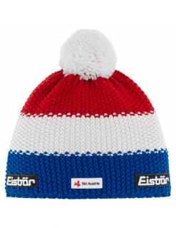 Czapka z pomponem Eisbar STAR POMPON SKA FRANCE Blue-White-Red