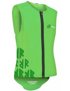 Kamizelka ochraniacz narciarski pleców "żółw" Komperdell Air Vest Junior Green